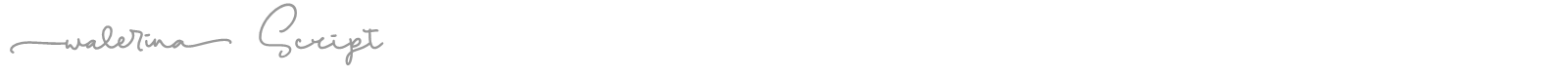 Walerina Monogram font preview